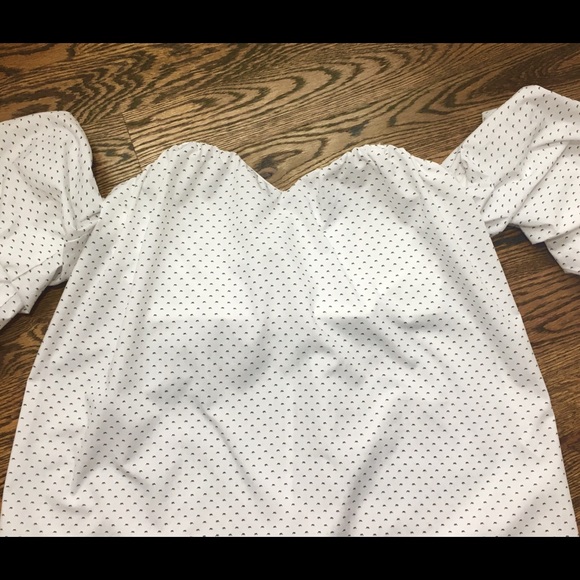 EUC Bleuh Ciel off shoulder top M - Picture 3 of 6